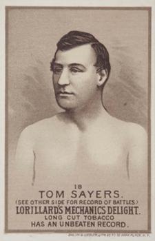1887 Lorillard’s Mechanics Delight N269 #18 Tom Sayers Front