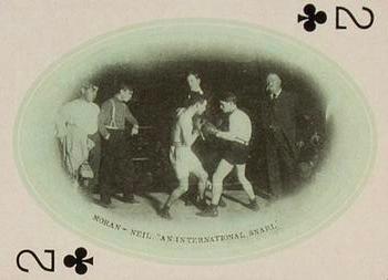 1909 Jeffries' Championship Playing Cards #2C Moran vs. Neil Front