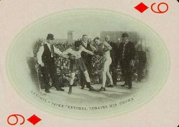 1909 Jeffries' Championship Playing Cards #9D Ketchel vs. Papke Front