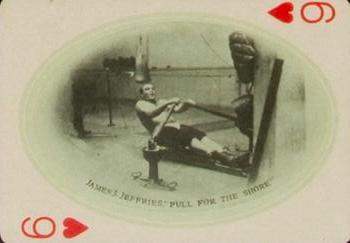 1909 Jeffries' Championship Playing Cards #6H James Jeffries Front