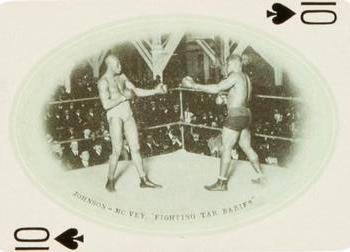 1909 Jeffries' Championship Playing Cards #10S Johnson vs. McVey Front