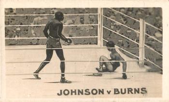 1923 The Rocket Famous Knock-Outs #8 Jack Johnson Vs Tommy Burns 4/7/23 Front