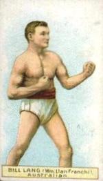 1911 Wills's Boxers (Green Stars & Circle Back) #NNO Bill Lang Front