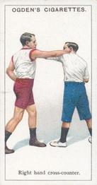 1914 Ogden's Boxing #10 Right hand cross-counter Front