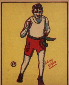 1938 American Sweets Knockout Bubble Gum NX5 #17 Johnny Kilbane Front