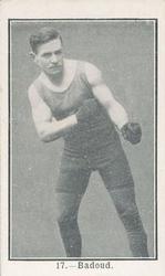 1923 Burstein Isaacs & Co. Famous Prize Fighters #17 Albert Badoud Front