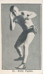 1923 Burstein Isaacs & Co. Famous Prize Fighters #25 Billy Papke Front