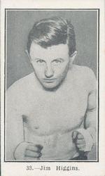 1923 Burstein Isaacs & Co. Famous Prize Fighters #38 Jim Higgins Front