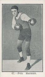 1923 Burstein Isaacs & Co. Famous Prize Fighters #42 Pete Herman Front