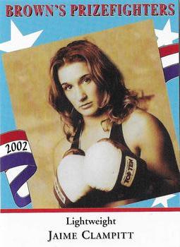 2002 Brown's - Women Boxers #W3 Jaime Clampitt Front
