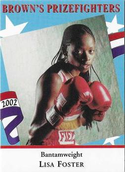 2002 Brown's - Women Boxers #W4 Lisa Foster Front