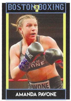 2021 Boston Boxing Promotions #NNO Amanda Pavone Front