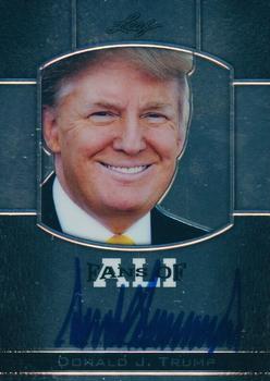 2011 Leaf Muhammad Ali Metal - Fans of Ali Autographs #FAUM-03 Donald J. Trump Front