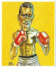 1992 John Brindley Bob Hoare Caricatures #4 Tommy Hearns Front