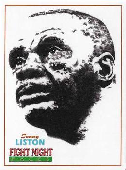 1992 Fight Night Faces #5 Sonny Liston Front