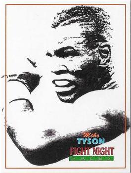 1992 Fight Night Faces #10 Mike Tyson Front