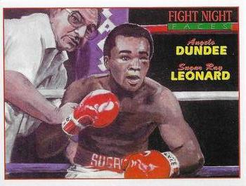 1992 Fight Night Faces #13 Angelo Dundee/Sugar Ray Leonard Front