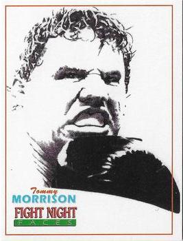 1992 Fight Night Faces #23 Tommy Morrison Front