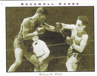 2004 Rockwell Mighty Atoms #3 Willie Pep Front