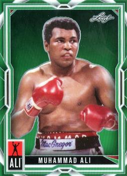 2024 Leaf The Muhammad Ali Legacy Collection - Prismatic Green #67 Muhammad Ali Front