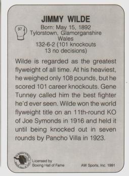 1991 All World #97 Jimmy Wilde Back