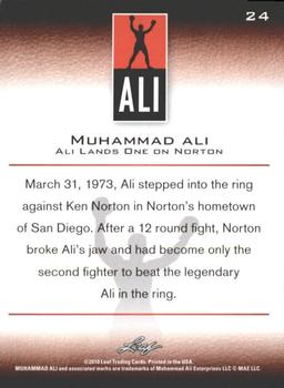 2011 Leaf Muhammad Ali #24 Muhammad Ali Back