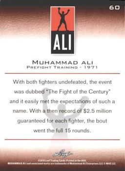 2011 Leaf Muhammad Ali #60 Muhammad Ali Back
