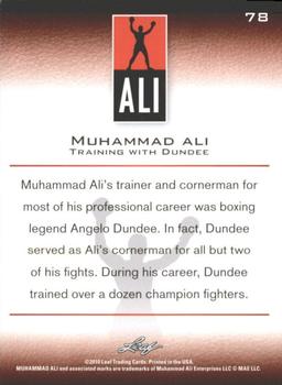 2011 Leaf Muhammad Ali #78 Muhammad Ali Back