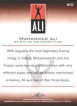 2011 Leaf Muhammad Ali #80 Muhammad Ali Back