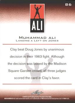 2011 Leaf Muhammad Ali #86 Muhammad Ali Back