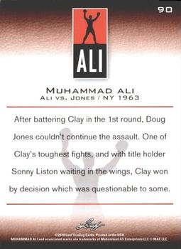2011 Leaf Muhammad Ali #90 Muhammad Ali Back