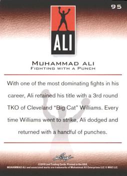 2011 Leaf Muhammad Ali #95 Muhammad Ali Back