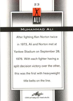 2011 Leaf Muhammad Ali Metal #23 Muhammad Ali Back