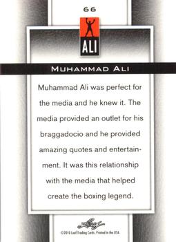 2011 Leaf Muhammad Ali Metal #66 Muhammad Ali Back