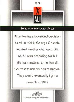 2011 Leaf Muhammad Ali Metal #97 Muhammad Ali Back