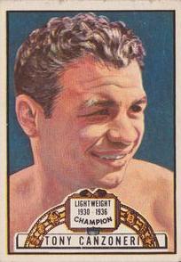 1951 Topps Ringside #63 Tony Canzoneri Front