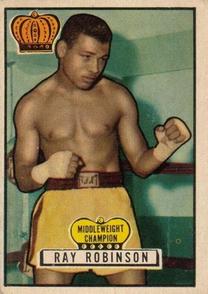 1951 Topps Ringside #43 Ray Robinson Front