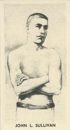 1938 Cartledge Razors Famous Prize Fighters #18 John L. Sullivan Front