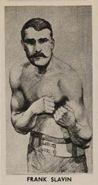 1938 Cartledge Razors Famous Prize Fighters #21 Frank Slavin Front
