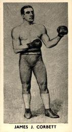 1938 Cartledge Razors Famous Prize Fighters #22 James Corbett Front
