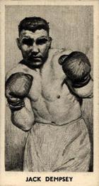 1938 Cartledge Razors Famous Prize Fighters #26 Jack Dempsey Front