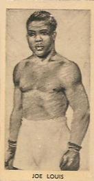1938 Cartledge Razors Famous Prize Fighters #30 Joe Louis Front