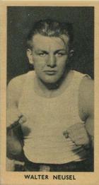 1938 Cartledge Razors Famous Prize Fighters #31 Walter Neusel Front