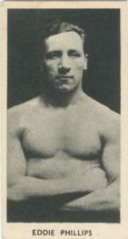 1938 Cartledge Razors Famous Prize Fighters #38 Eddie Phillips Front