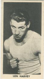 1938 Cartledge Razors Famous Prize Fighters #39 Len Harvey Front
