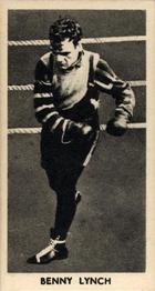 1938 Cartledge Razors Famous Prize Fighters #41 Benny Lynch Front