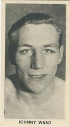 1938 Cartledge Razors Famous Prize Fighters #42 Johnny Ward Front