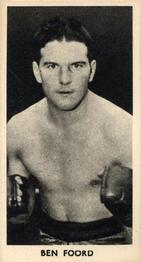 1938 Cartledge Razors Famous Prize Fighters #45 Ben Foord Front