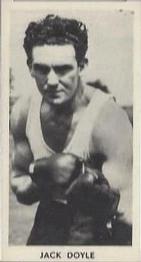 1938 Cartledge Razors Famous Prize Fighters #50 Jack Doyle Front
