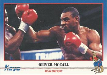 1991 Kayo #182 Oliver McCall Front